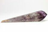 Polished Amethyst Crystal Point - Brazil #206588-1